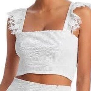 Crop top. Cool detailing. Size S.